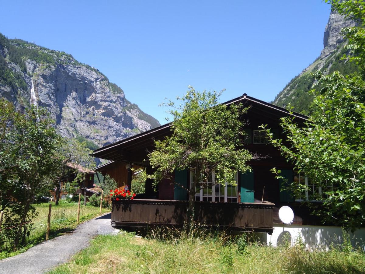 Ferien Cottage Flueehblueemli Stechelberg Exteriör bild