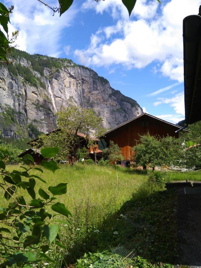 Ferien Cottage Flueehblueemli Stechelberg Exteriör bild