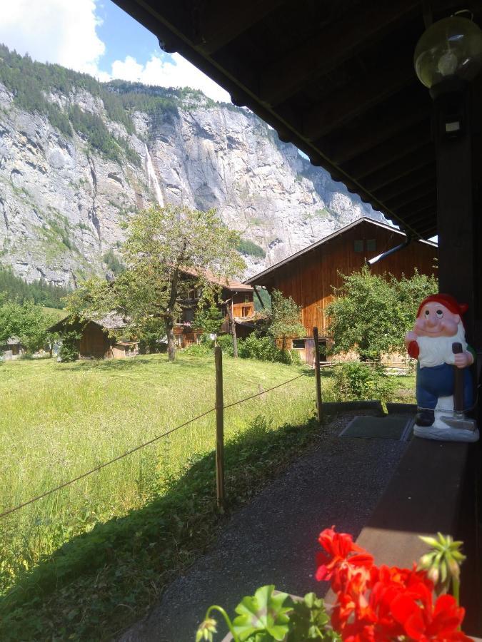 Ferien Cottage Flueehblueemli Stechelberg Exteriör bild